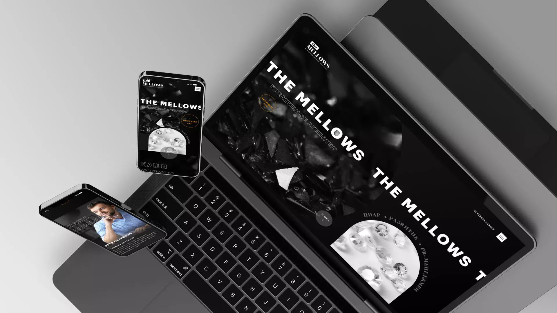 Разработка сайта креативного агентства «The Mellows» в Сосновке