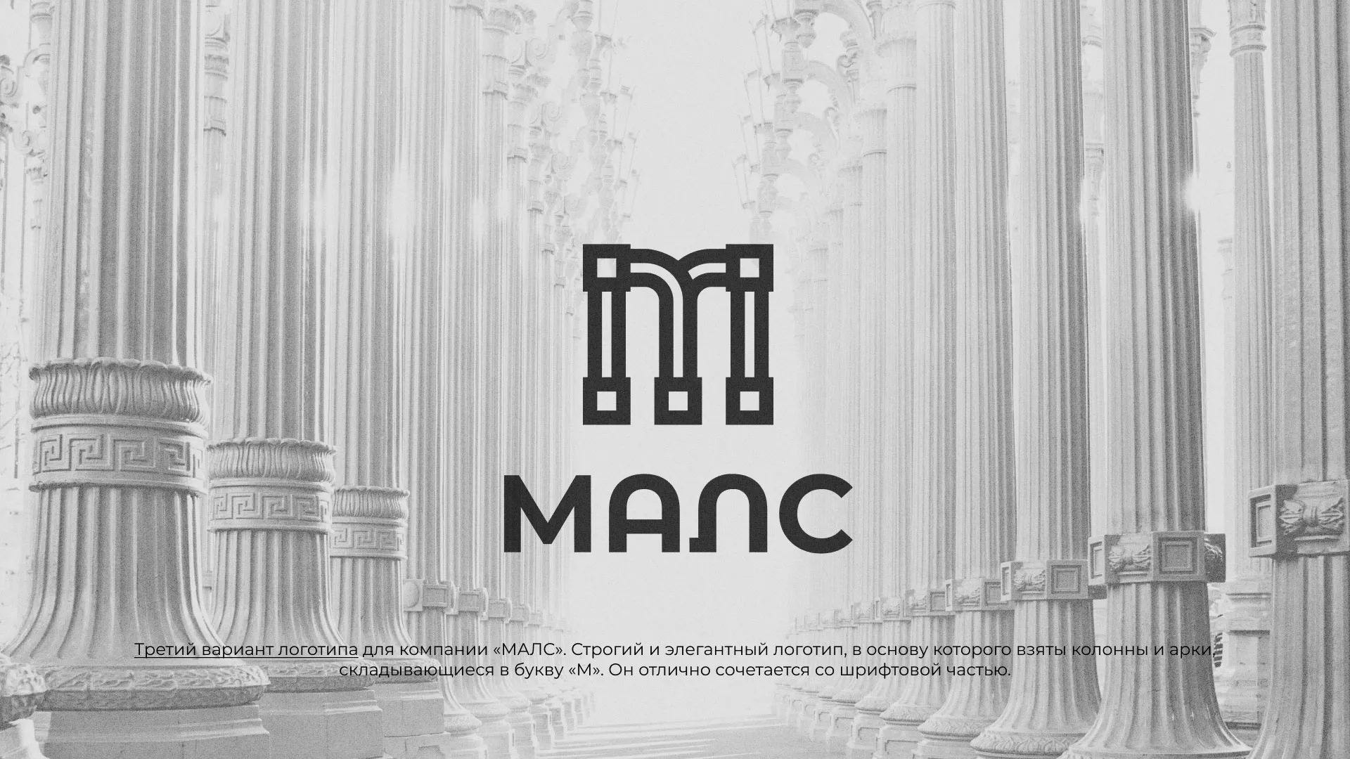 Разработка логотипа компании «МАЛС» в Сосновке