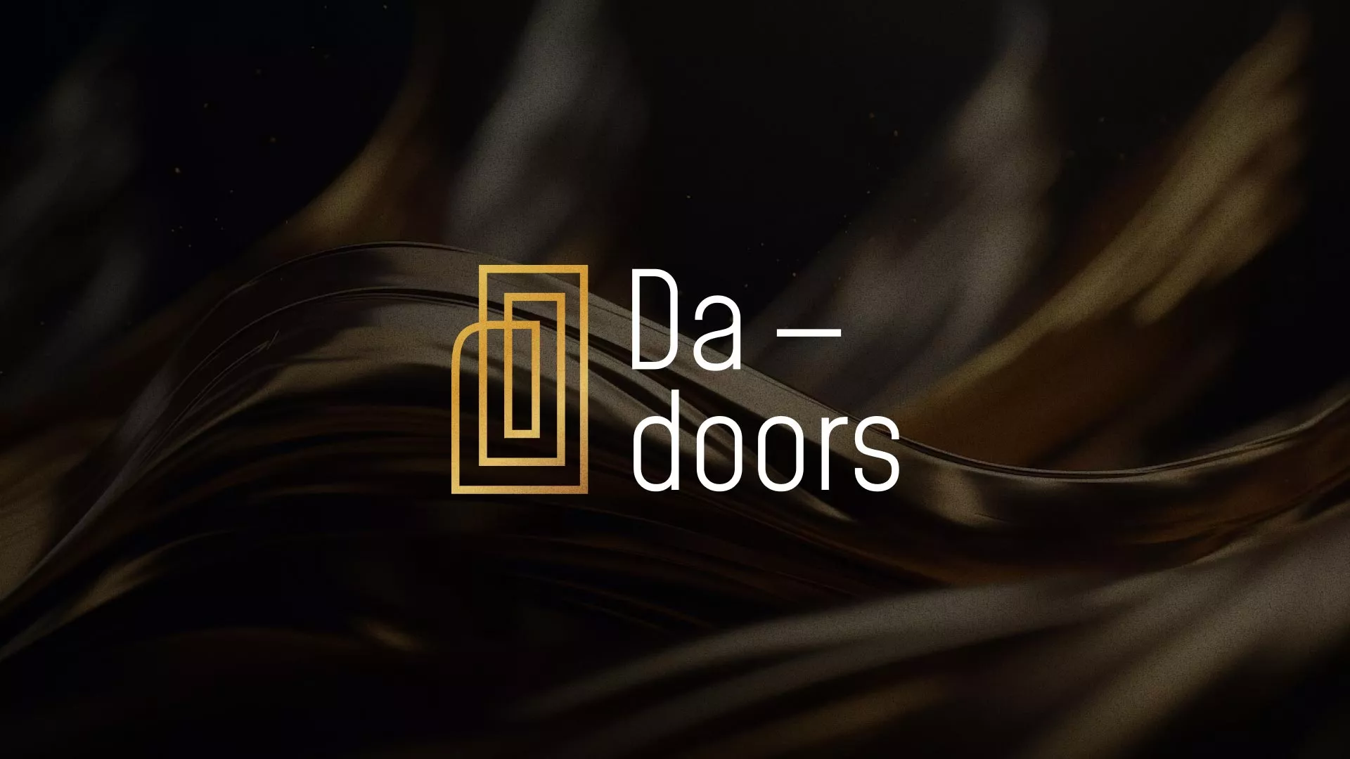 Разработка логотипа для компании «DA-DOORS» в Сосновке